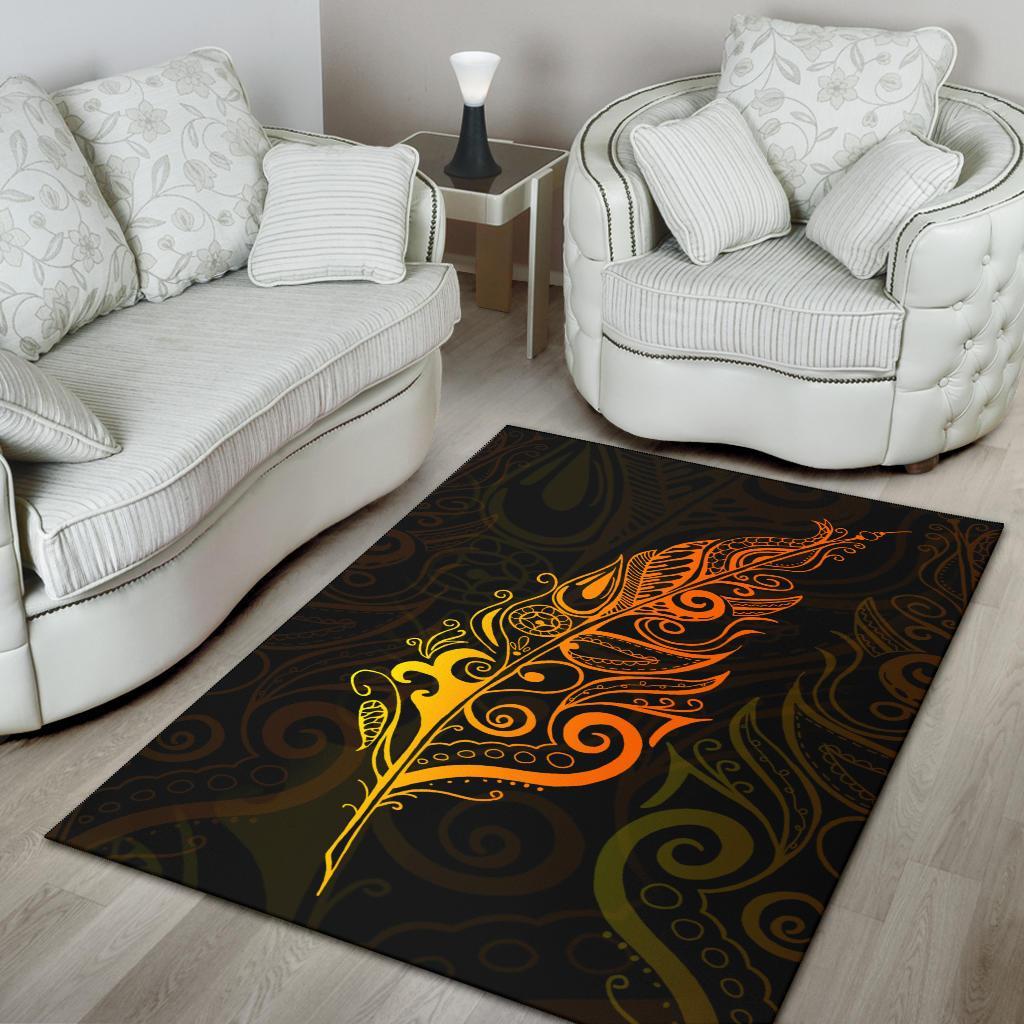 Light Silver Fern Area Rug, Sunrise Vibe - Vibe Hoodie Shop