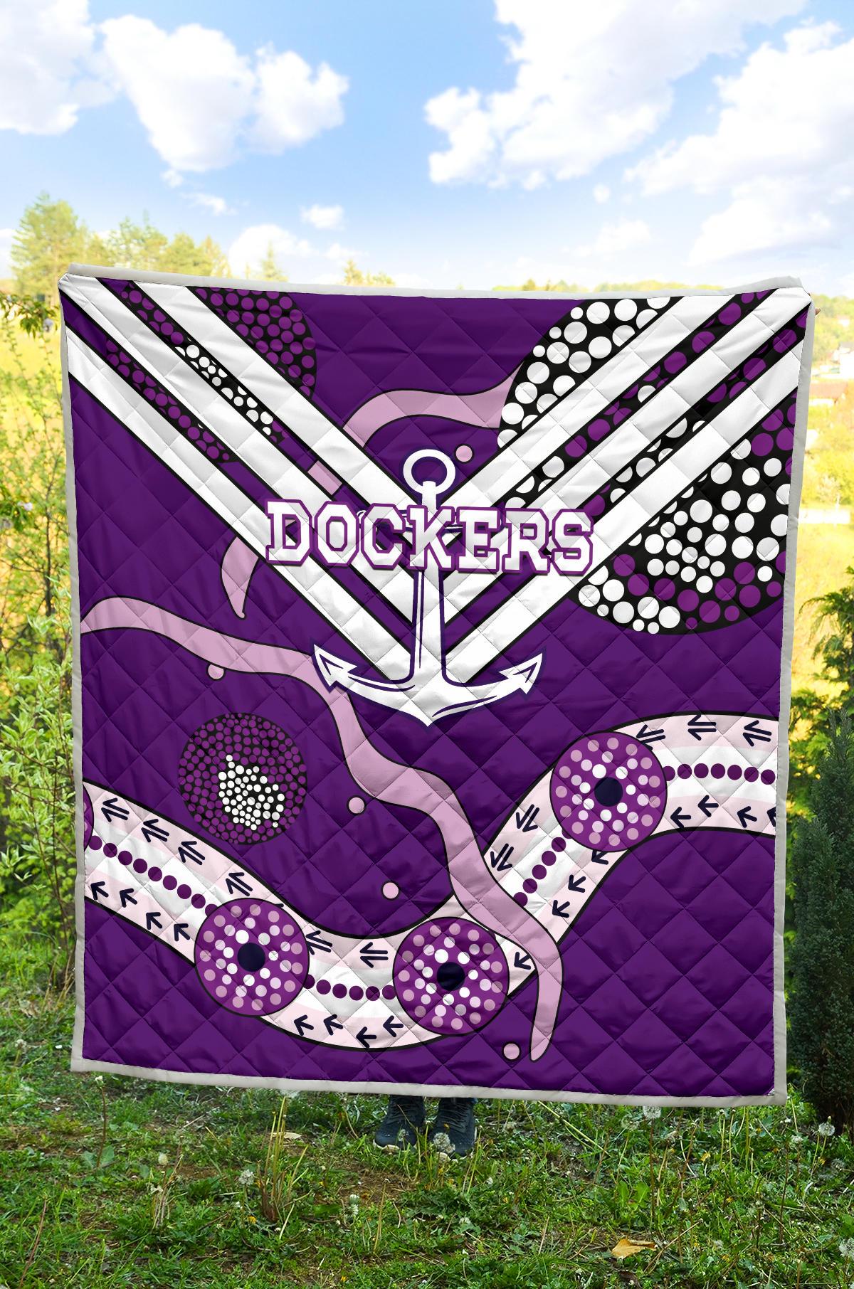 Dockers Premium Quilt Indigenous Fremantle - Freo - Vibe Hoodie Shop