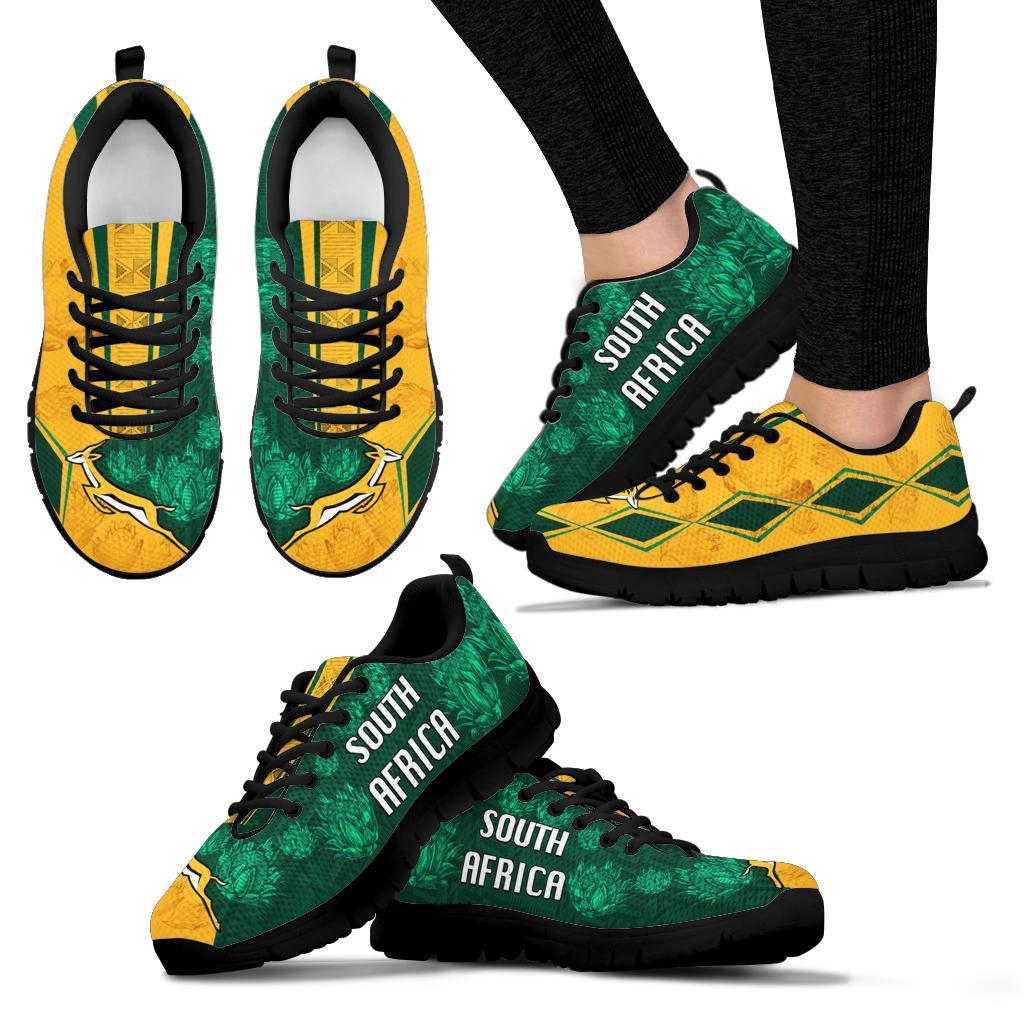 South Africa Sneakers Springboks Rugby Be Fancy - Vibe Hoodie Shop