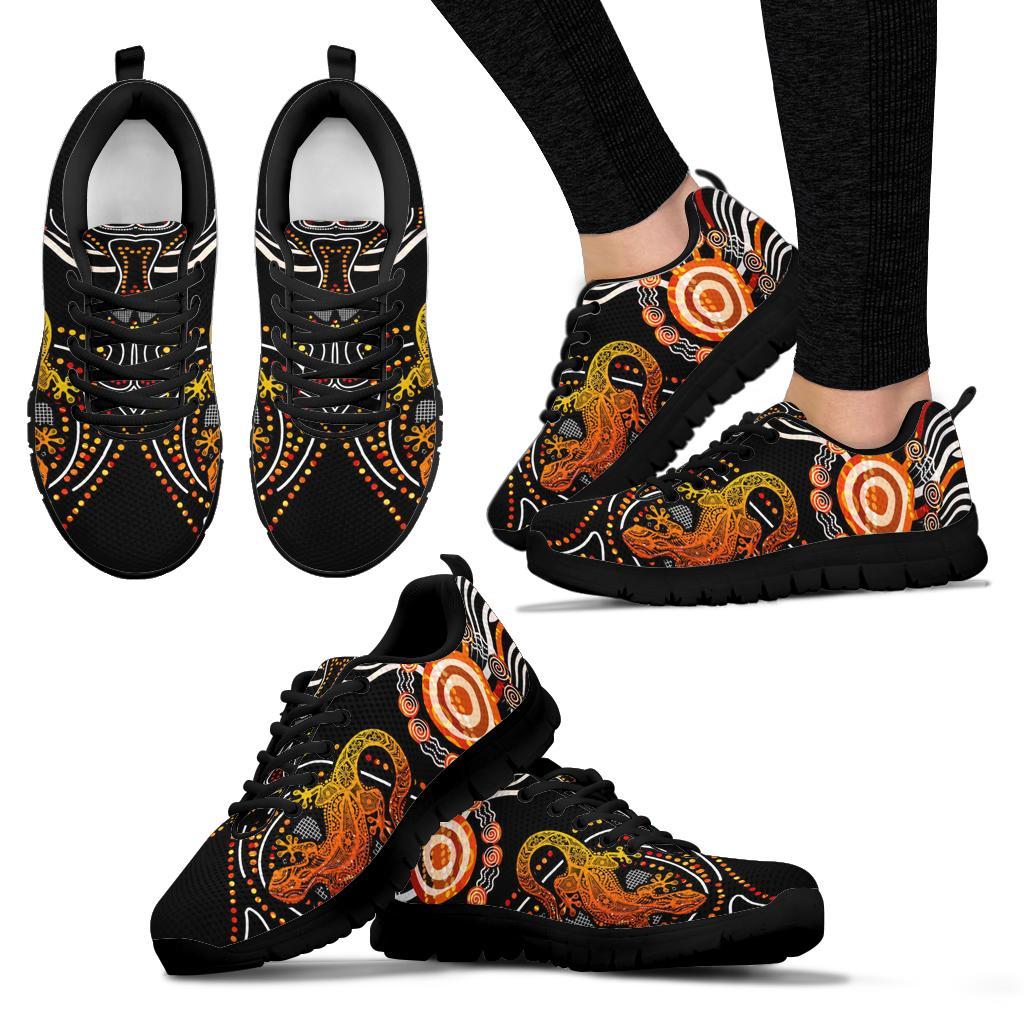 Aboriginal Sneakers - Lizard Sunshine - Vibe Hoodie Shop