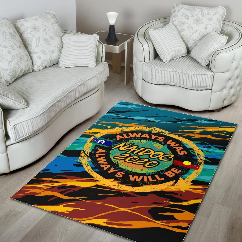 Area Rug 2 - NAIDOC Always Was, Always Will Be - Vibe Hoodie Shop