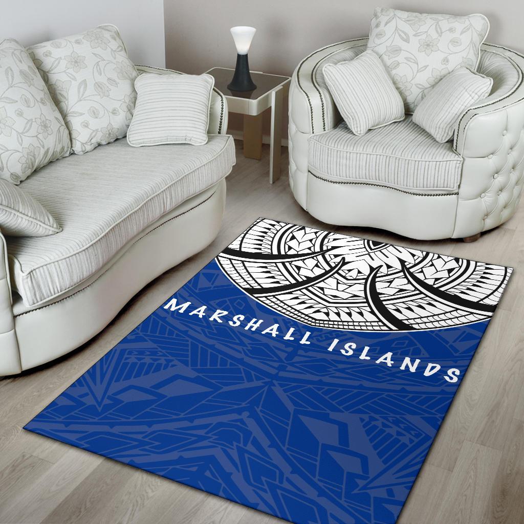 Marshall Islands Area Rug - Ginger Lei Pattern - Vibe Hoodie Shop