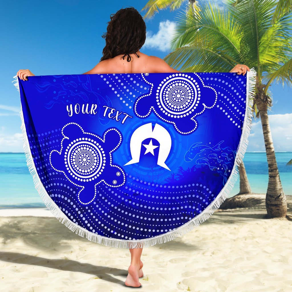 custom-torres-strait-islanders-beach-blanket-torres-symbol-with-indigenous-turtle