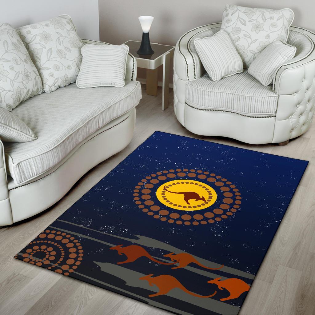 Area Rug - Kangaroo On The - Vibe Hoodie Shop