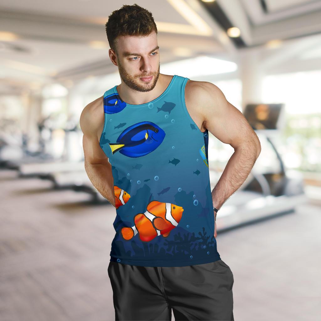 Australia Men Tank Top - Fish Mens Tank Ocean Finding Nemo - Vibe Hoodie Shop