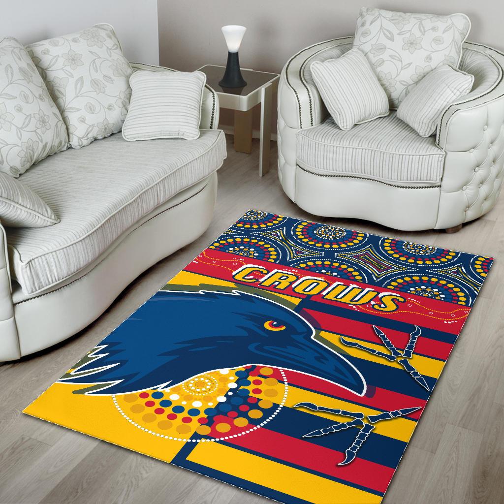 Adelaide Area Rug Indigenous Crows - Vibe Hoodie Shop