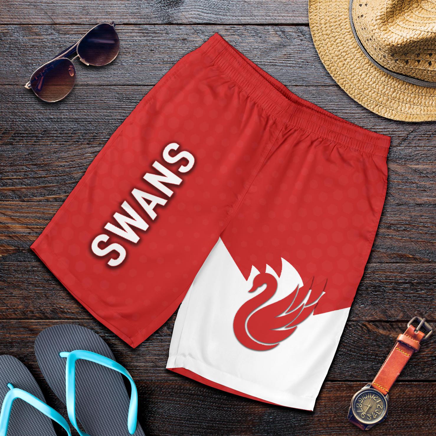 Sydney Men Shorts Swans - Vibe Hoodie Shop