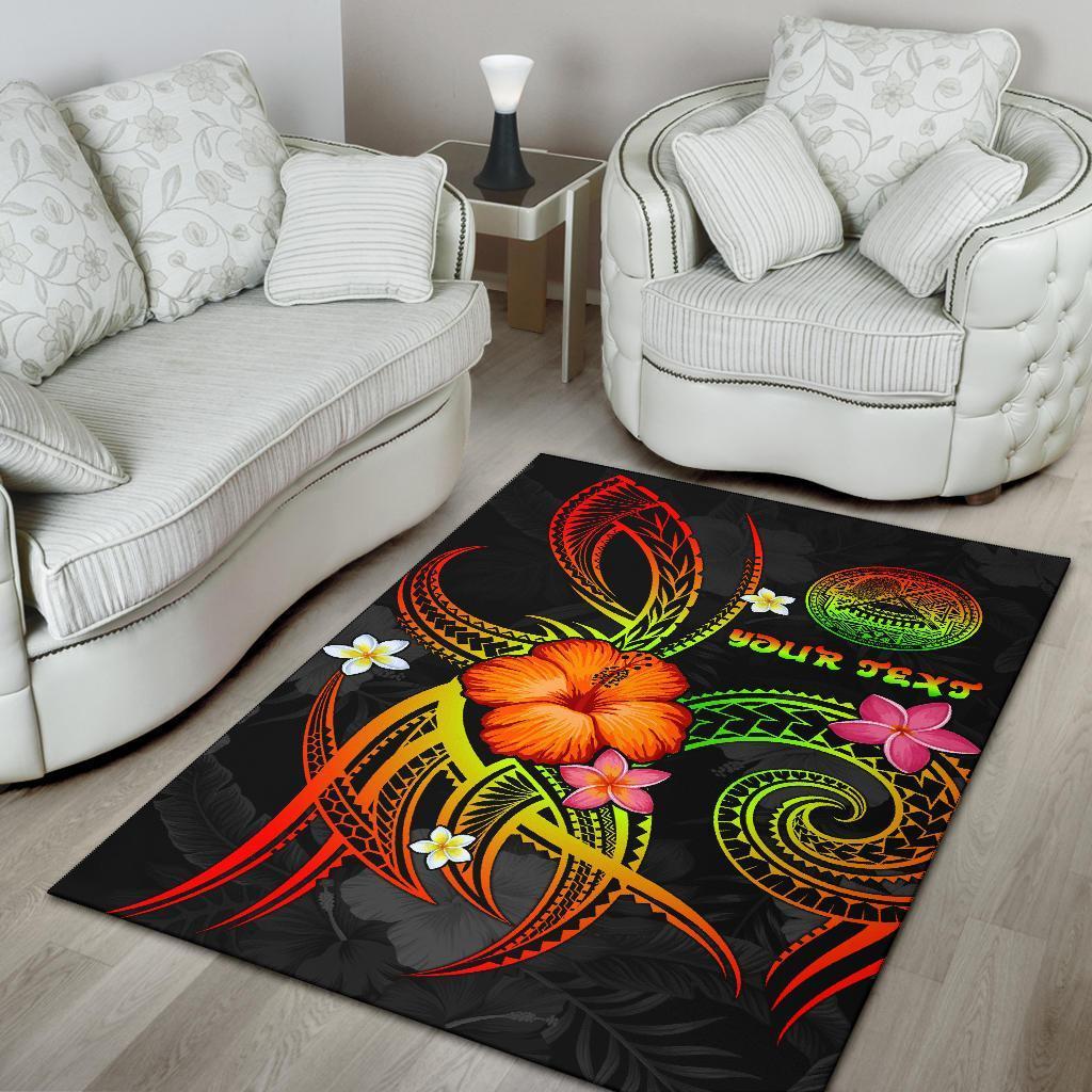 American Samoa Polynesian Personalised Area Rug - Legend of American Samoa (Reggae) - Vibe Hoodie Shop