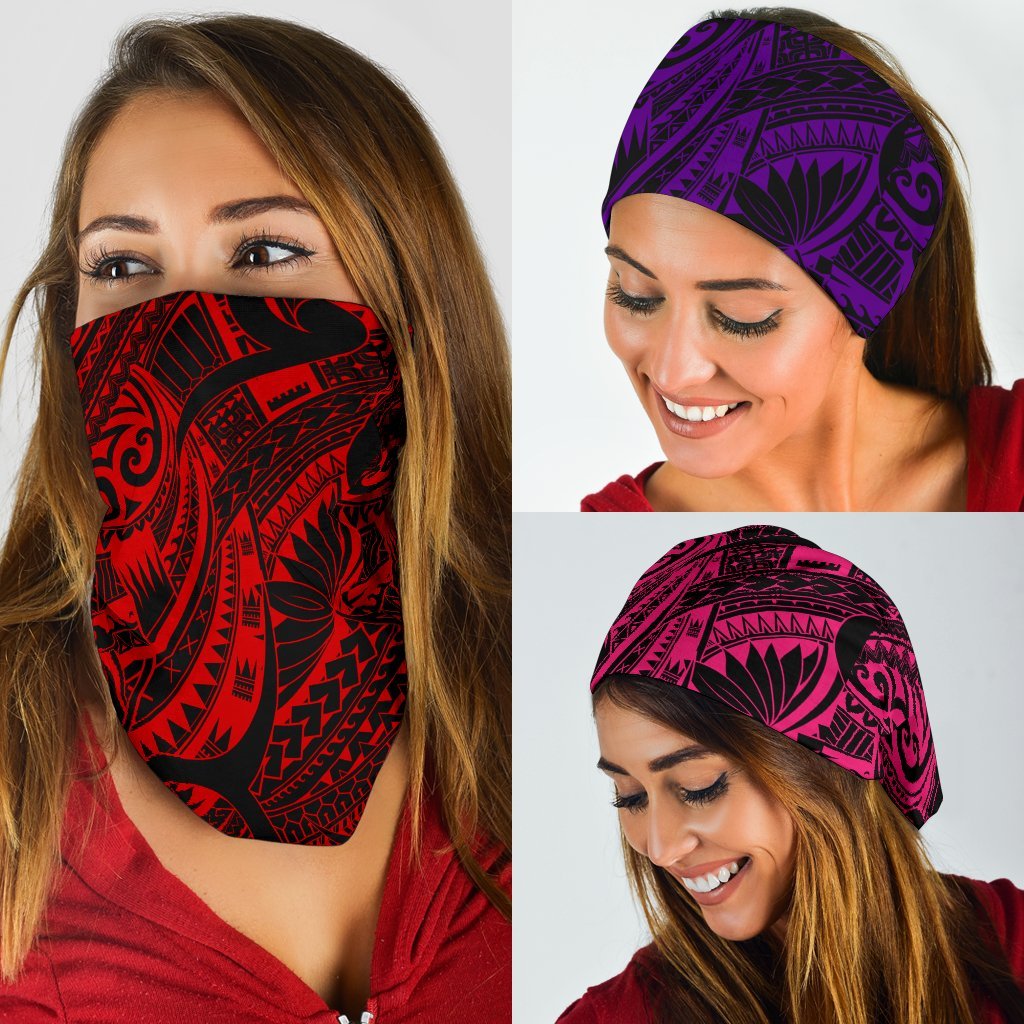 New Zealand Maori Polynesian Tattoo Bandana - Colorful - Vibe Hoodie Shop