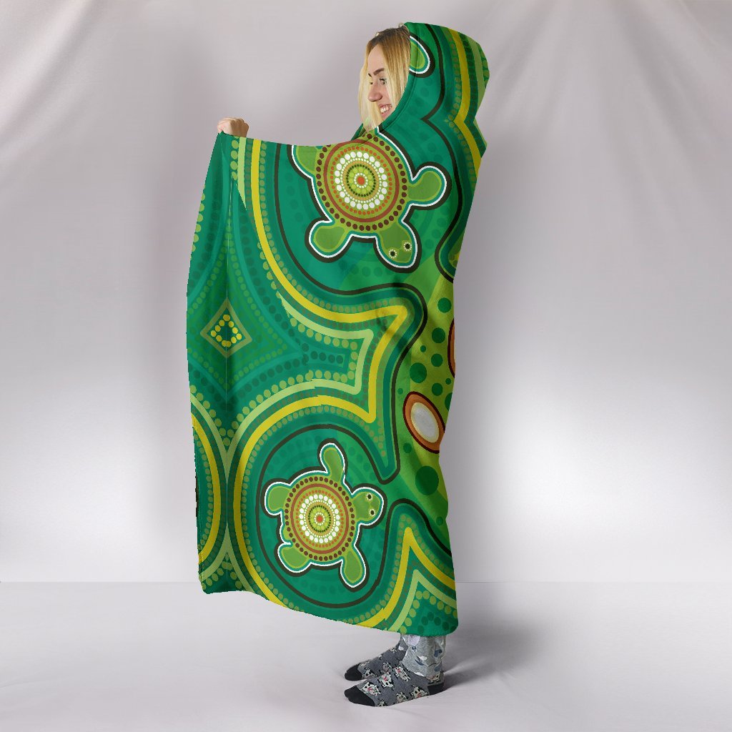 aboriginal-hooded-blanket-indegenous-dot-painting-art