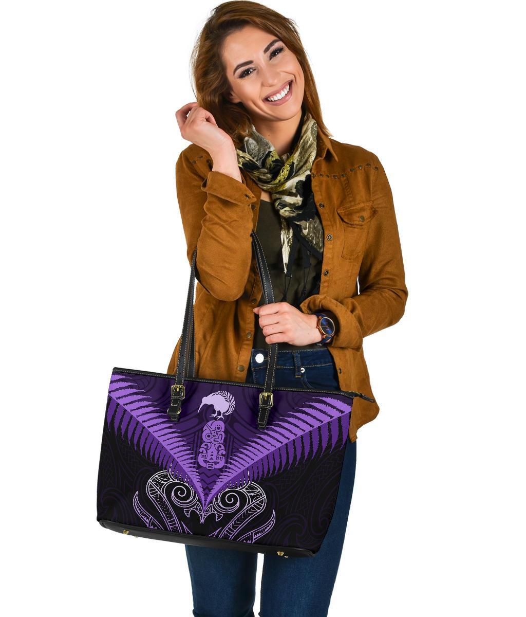 maori-manaia-new-zealand-large-leather-tote-purple