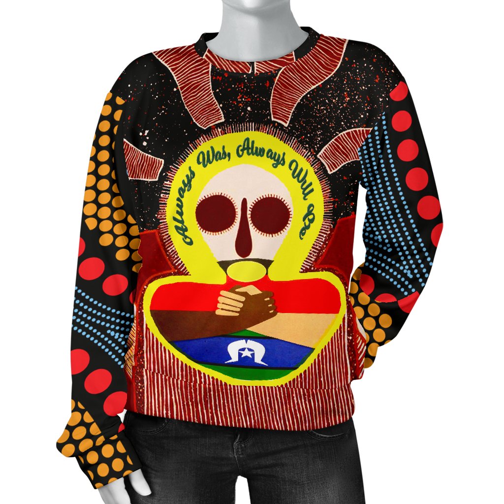 Aboriginal and Torres Strait Islanders Women's Sweater - NAIDOC Style - Vibe Hoodie Shop