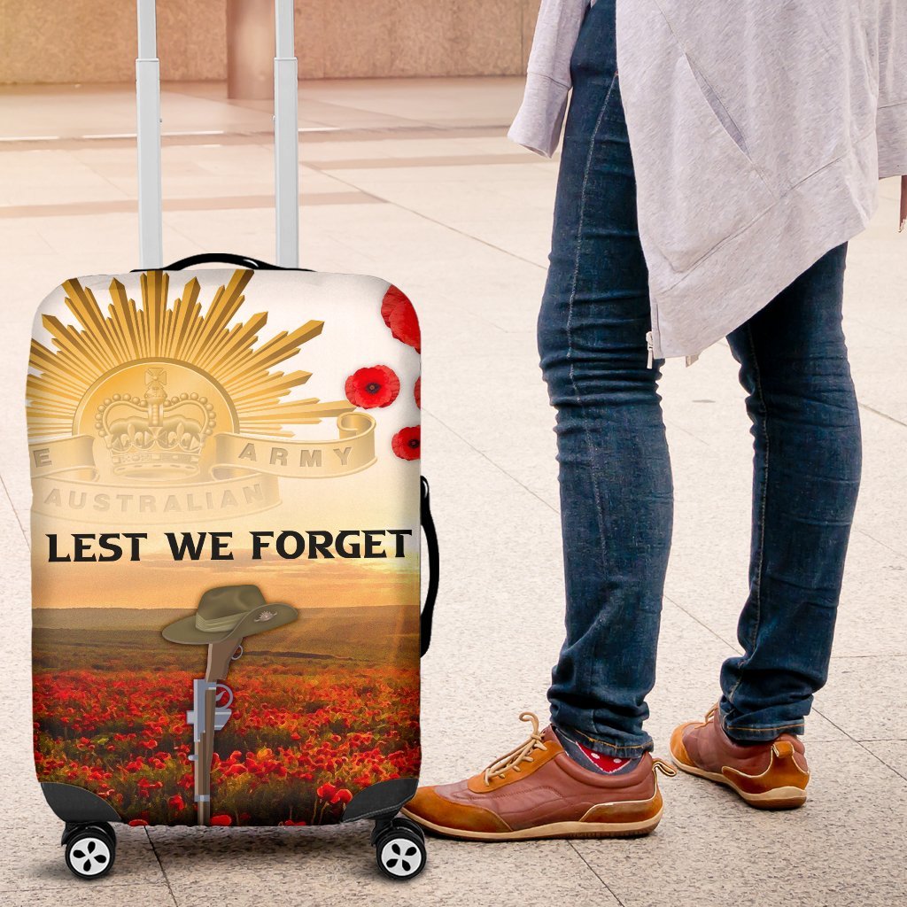 ANZAC Day 2021 Luggage Covers - We Will Remember Them - Vibe Hoodie Shop
