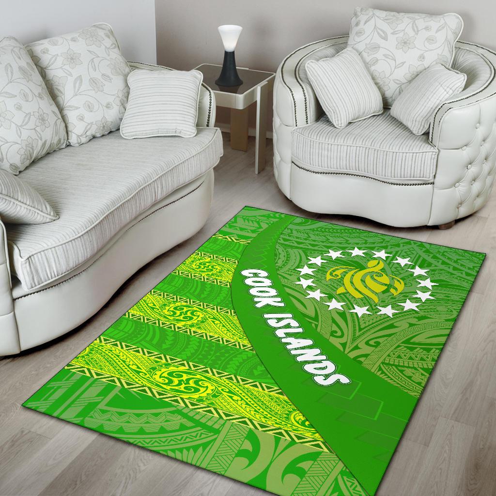 Cook Islands Area Rug Polynesian Victorian Vibes - Vibe Hoodie Shop