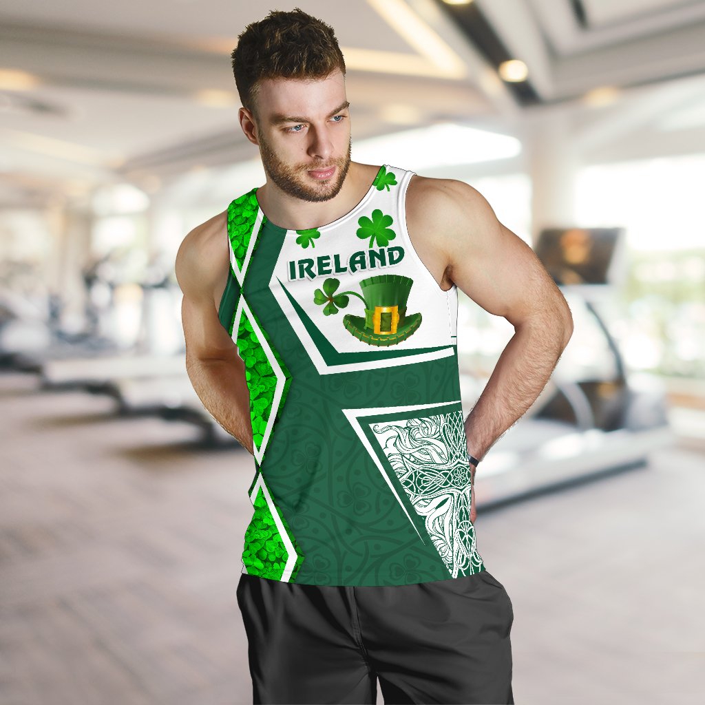 Ireland Men Tank Top Irish Saint Patrick Day Unique Vibes - Vibe Hoodie Shop