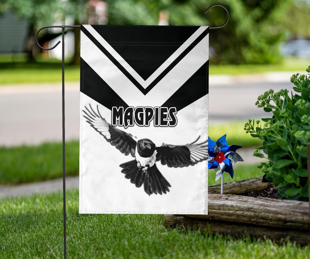 Western Suburbs Magpies Flag Original Style - White - Vibe Hoodie Shop