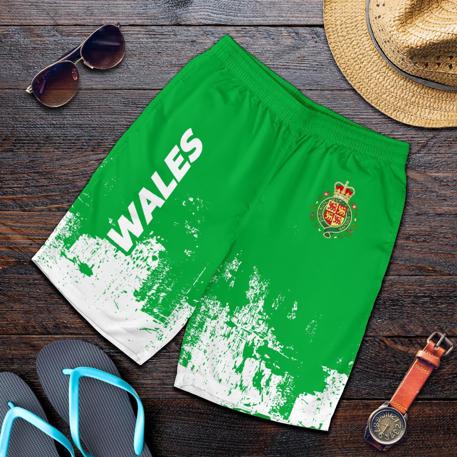 Wales Men Short - Smudge Style - Vibe Hoodie Shop