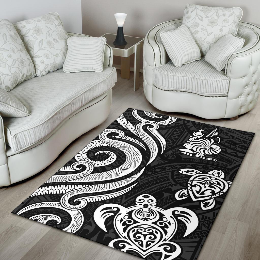 New Caledonia Area Rug - White Tentacle Turtle - Vibe Hoodie Shop