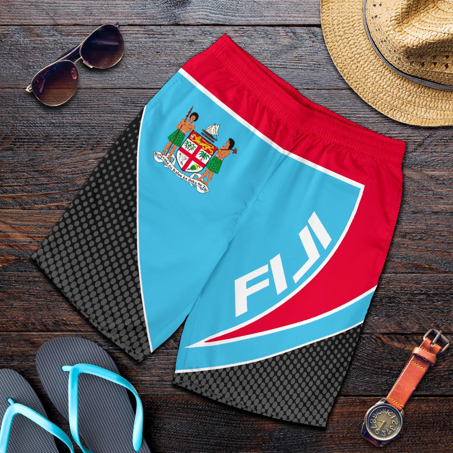 Fiji Flag Spine Men Short - Vibe Hoodie Shop