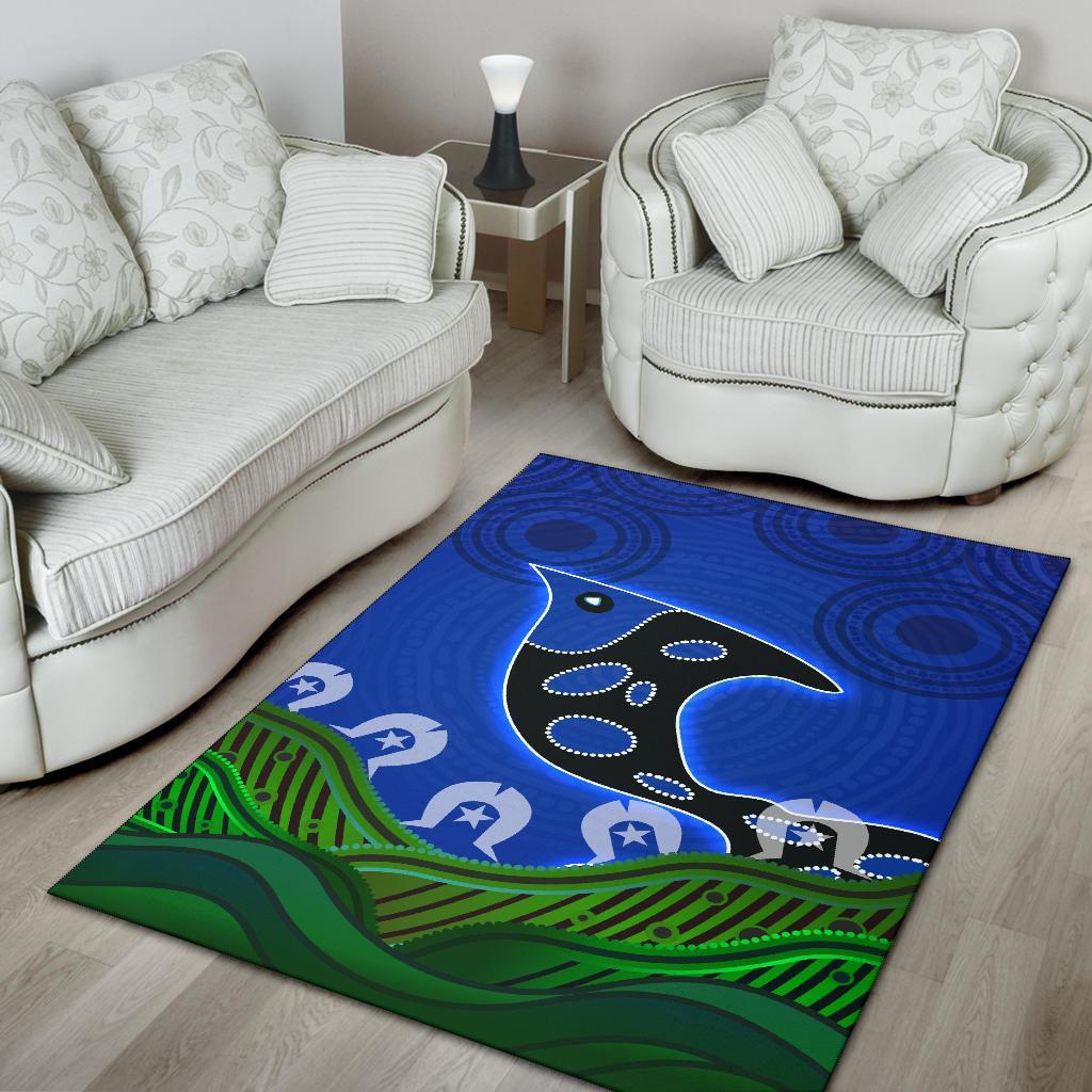 Area Rug - Torres Strait Dot Patterns - Vibe Hoodie Shop