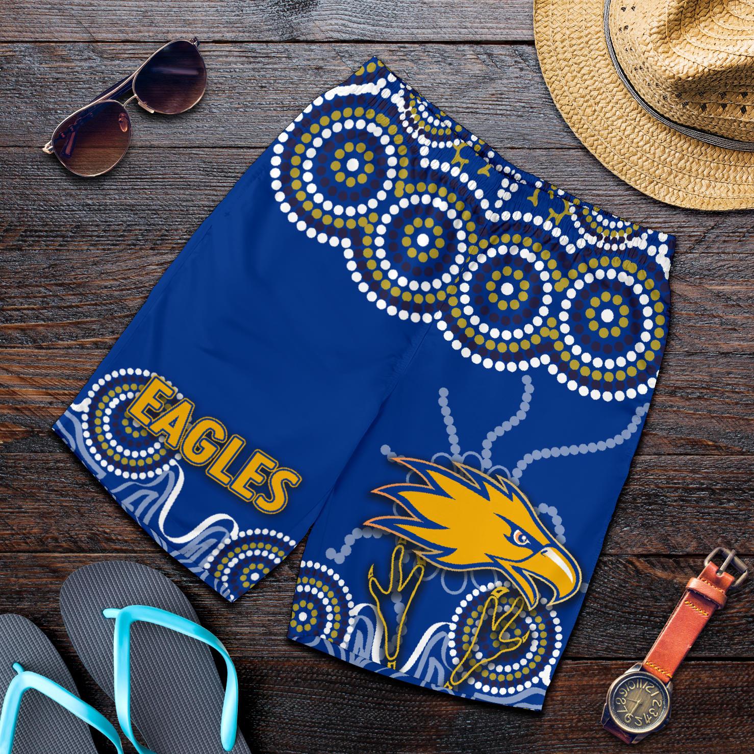 Eagles Indigenous Men Shorts West Coast - Vibe Hoodie Shop