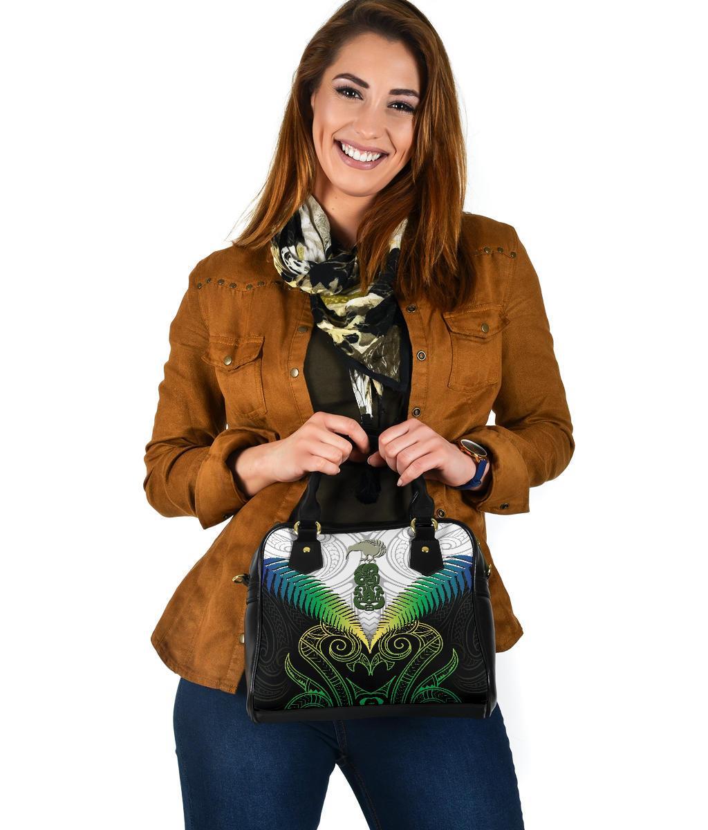 Maori Manaia New Zealand Shoulder Handbag Rasta - Vibe Hoodie Shop