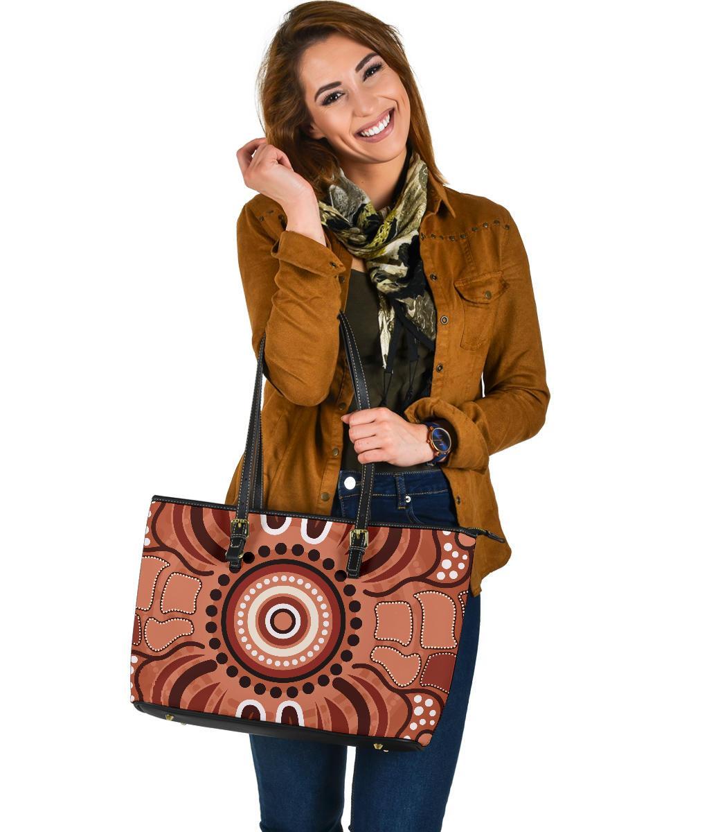 aboriginal-leather-tote-bag-indigenous-art-patterns-ver02