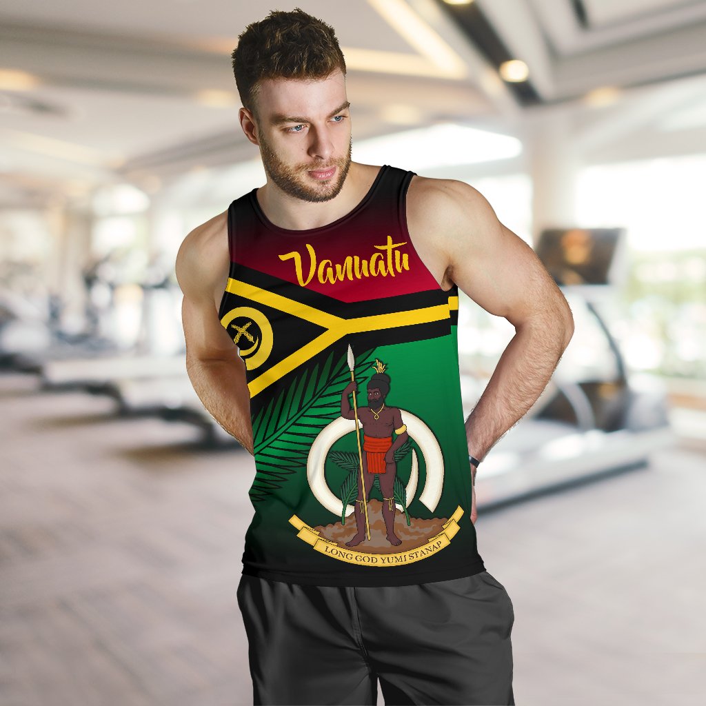 Vanuatu Rugby Men Tank Top Proud Vibes - Vibe Hoodie Shop