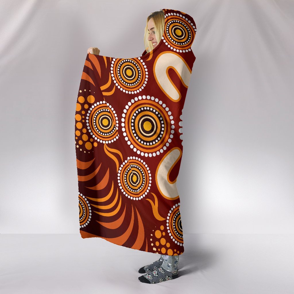aboriginal-hooded-blanket-circle-flowers-patterns-ver03