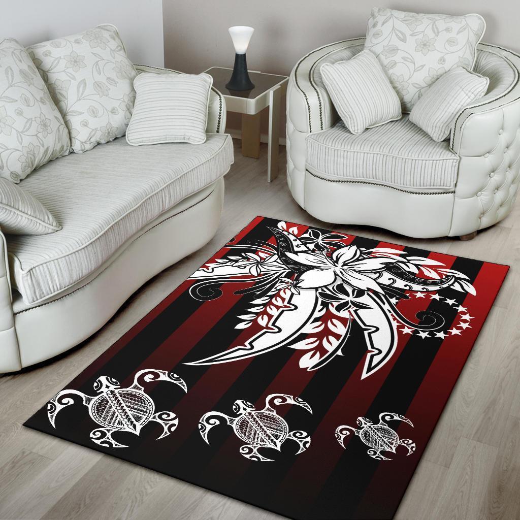 Cook Islands Area Rug - Vertical Stripes Style - Vibe Hoodie Shop