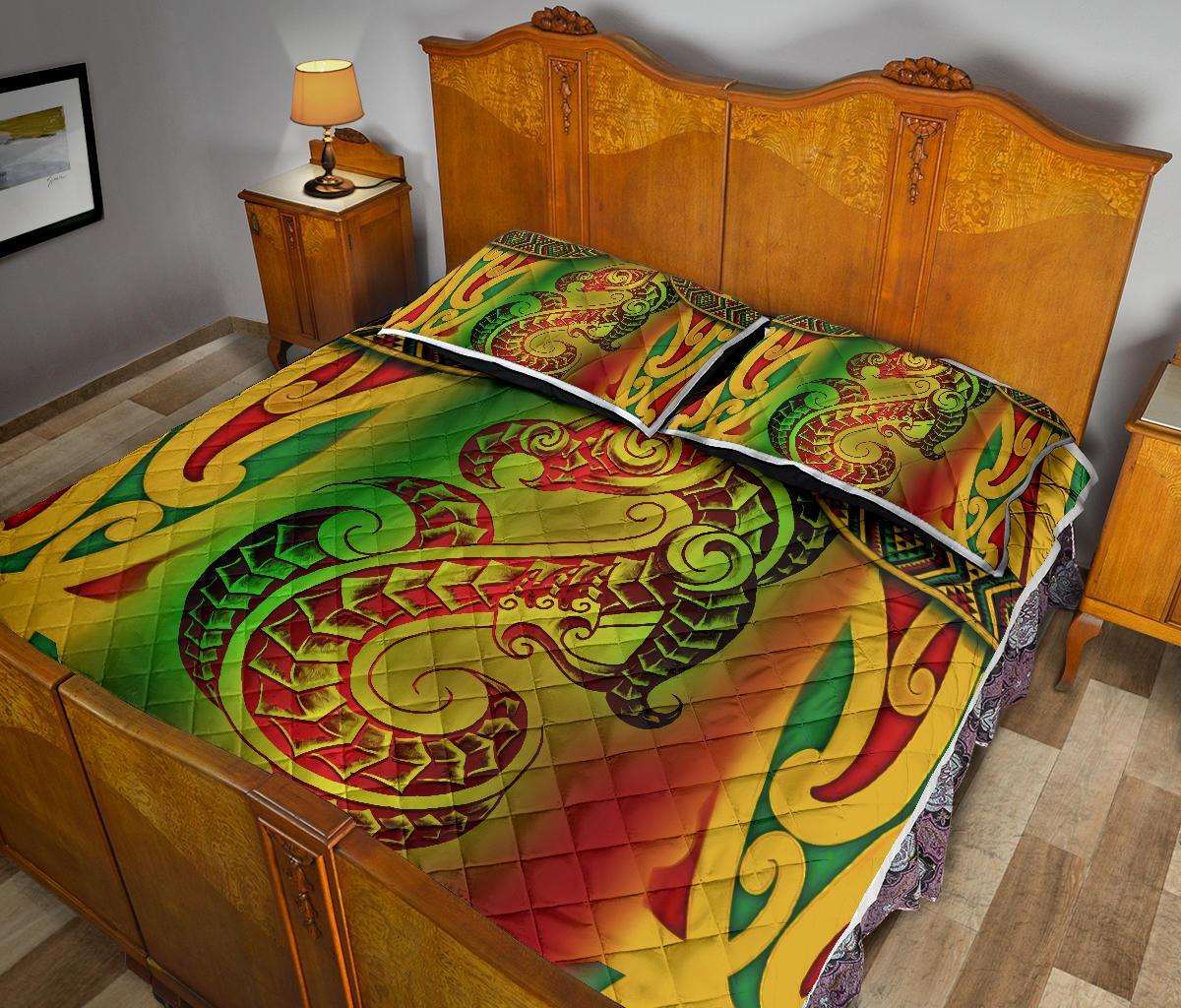 New Zealand Manaia Maori Quilt Bed Sets - Vibe Hoodie Shop