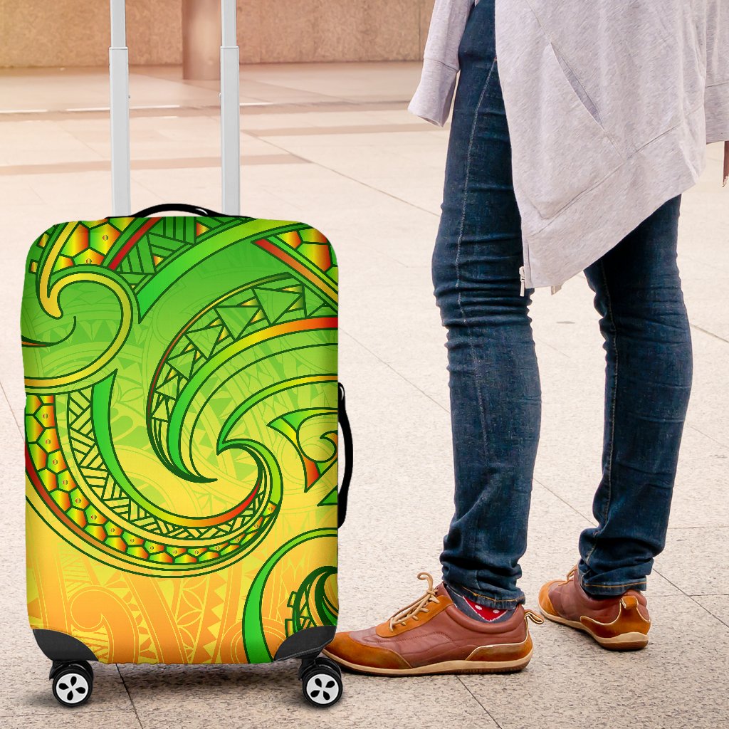 New Zealand Maori Mangopare Luggage Covers Polynesian - Rasta - Vibe Hoodie Shop