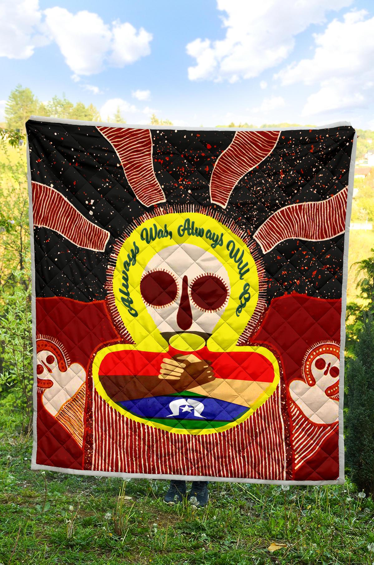 Aboriginal and Torres Strait Islanders Premium Quilt - NAIDOC Style - Vibe Hoodie Shop