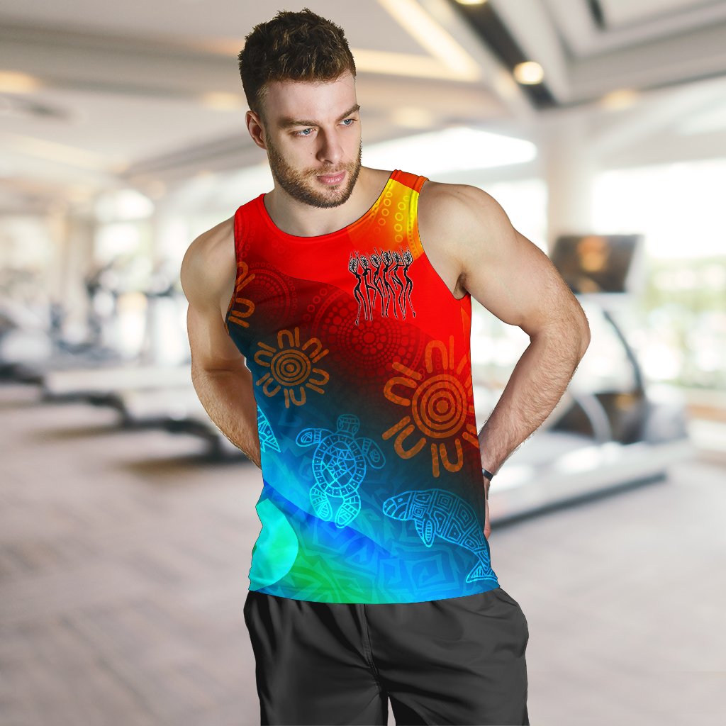 NAIDOC Men's Tank Top - Proud To Be - Vibe Hoodie Shop