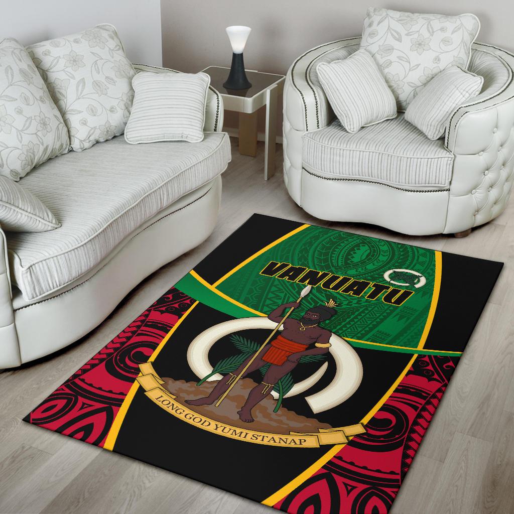 Vanuatu Rugby Area Rug Unique Vibes - Vibe Hoodie Shop