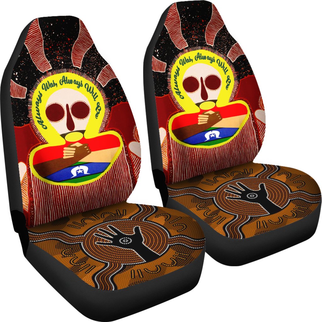 Aboriginal and Torres Strait Islanders Car Seat Covers - NAIDOC Style - Vibe Hoodie Shop