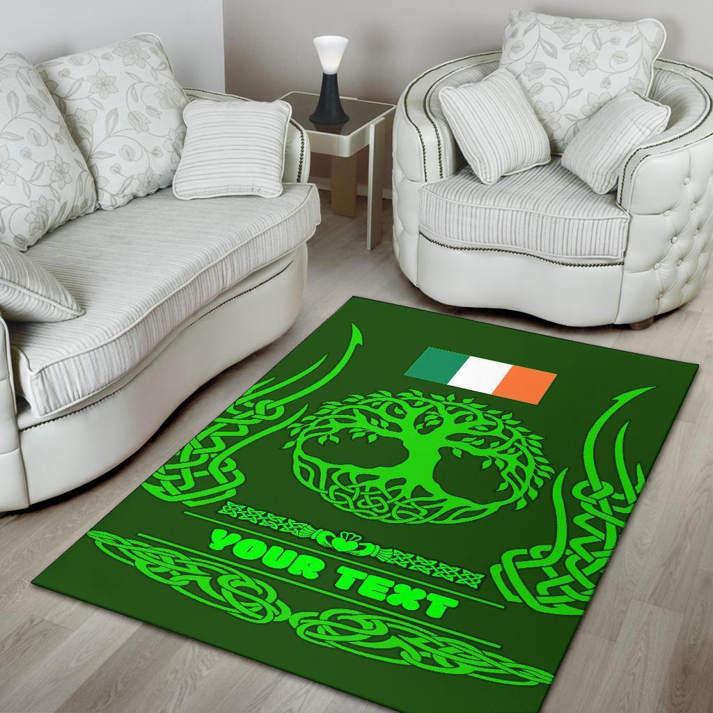 Ireland Celtic Personalised Area Rug - Symbol of Celtic - Vibe Hoodie Shop