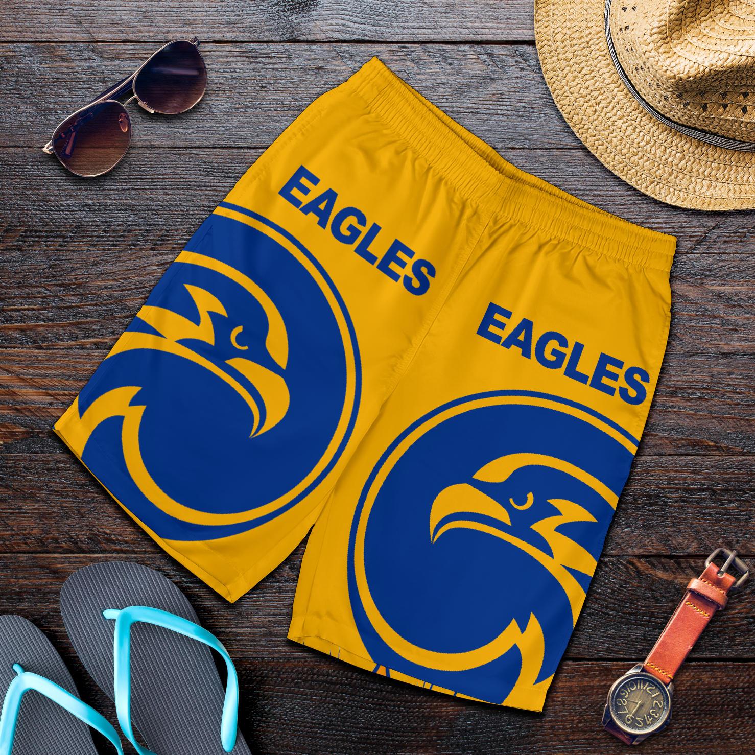 West Coast Eagles All Over Print Men's Shorts Special Style - Vibe Hoodie Shop