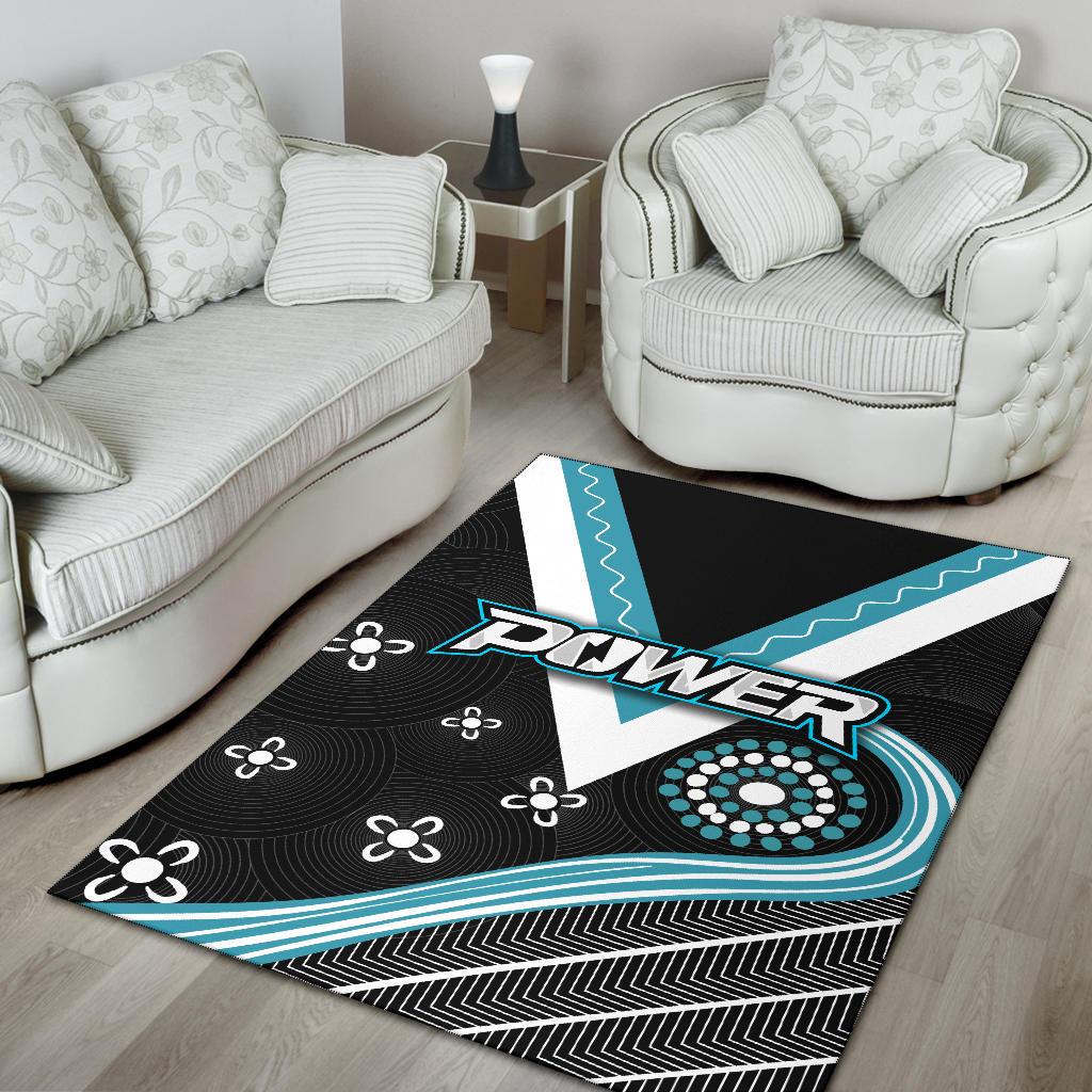 We Are Port Adelaide Area Rug Power - Vibe Hoodie Shop