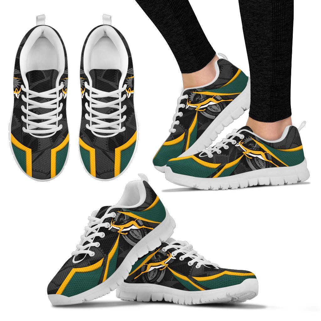 South Africa Sneakers - South African Spirit (Yellow) - Vibe Hoodie Shop