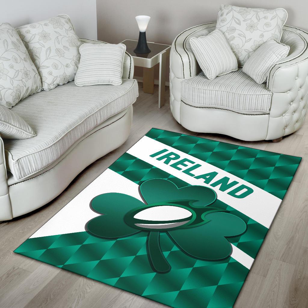 Ireland Rugby Area Rug Sporty Style - Vibe Hoodie Shop