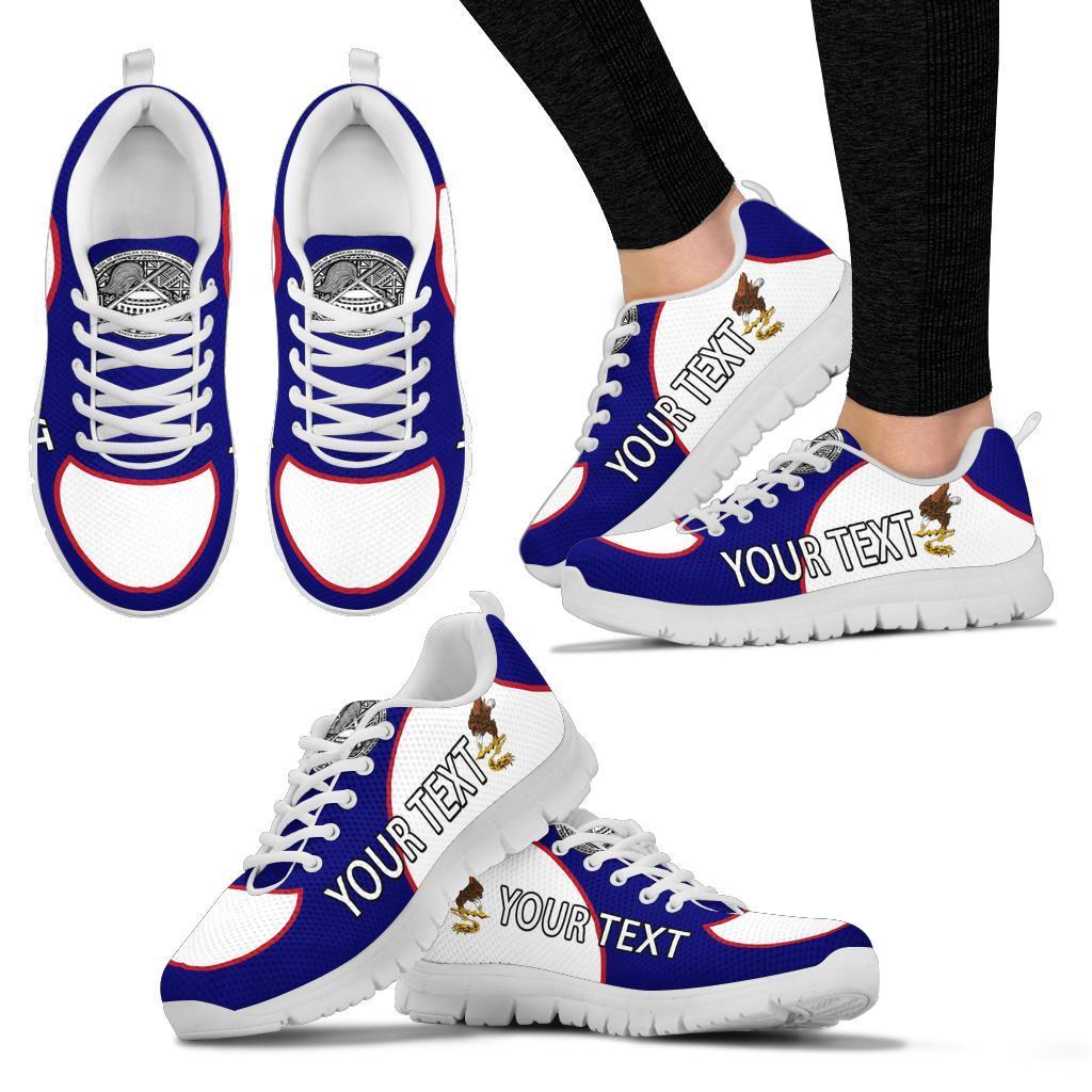 American Samoa Shoes Color Flag Customized - Vibe Hoodie Shop