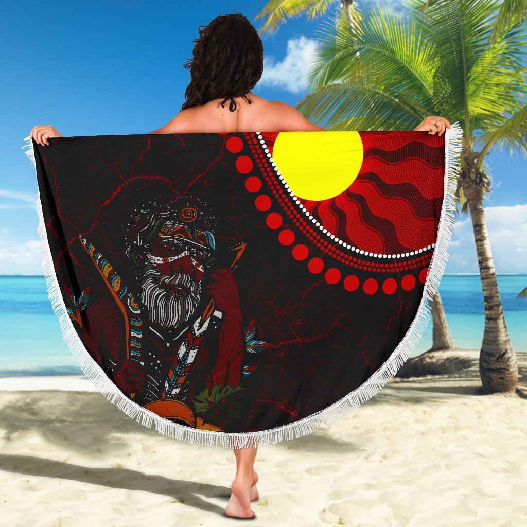 aboriginal-beach-blanket-indigenous-people-and-sun