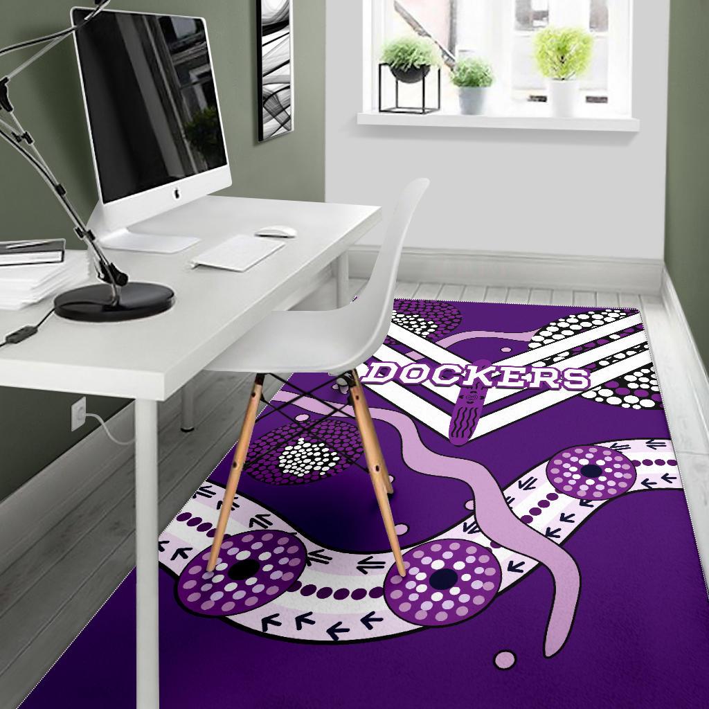 Dockers Area Rug Indigenous Fremantle - Freo - Vibe Hoodie Shop