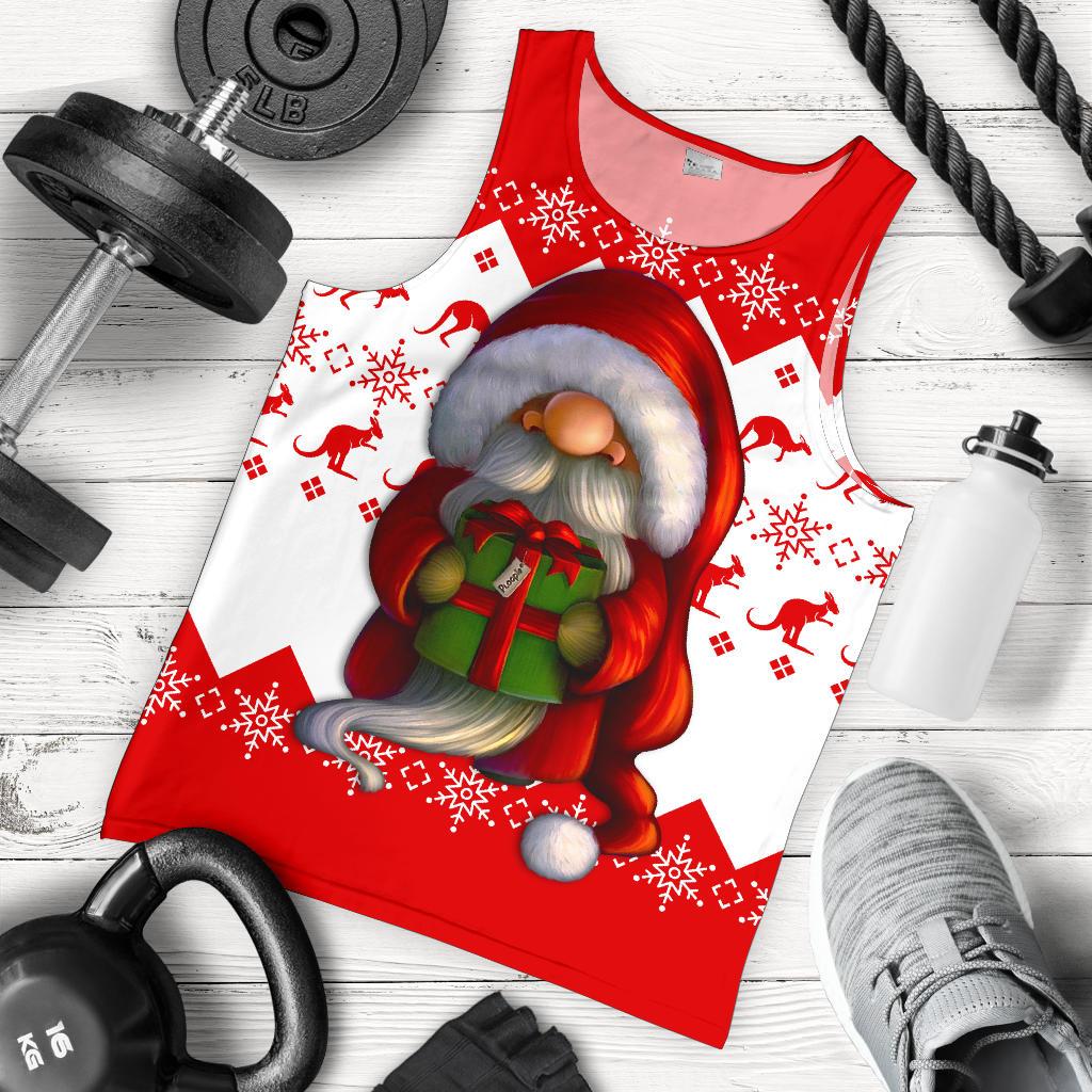 Australia Christmas Men Tank Top - Christmas Gnome Mens Tank - Vibe Hoodie Shop