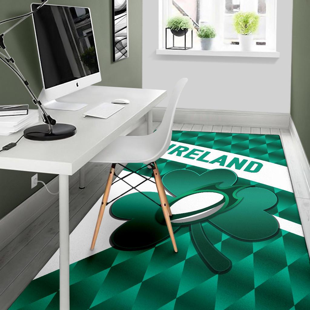 Ireland Rugby Area Rug Sporty Style - Vibe Hoodie Shop