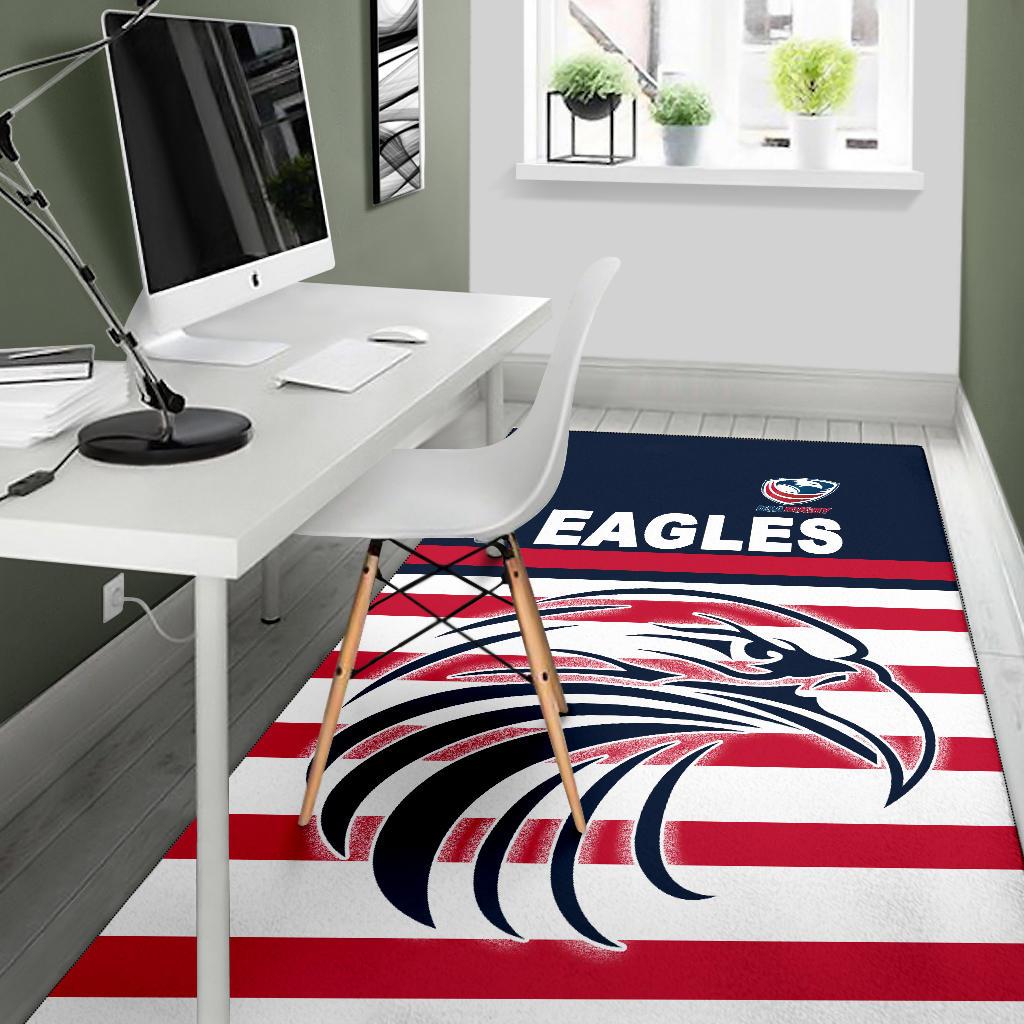 USA Rugby Area Rug Eagles Simple Style - Navy - Vibe Hoodie Shop