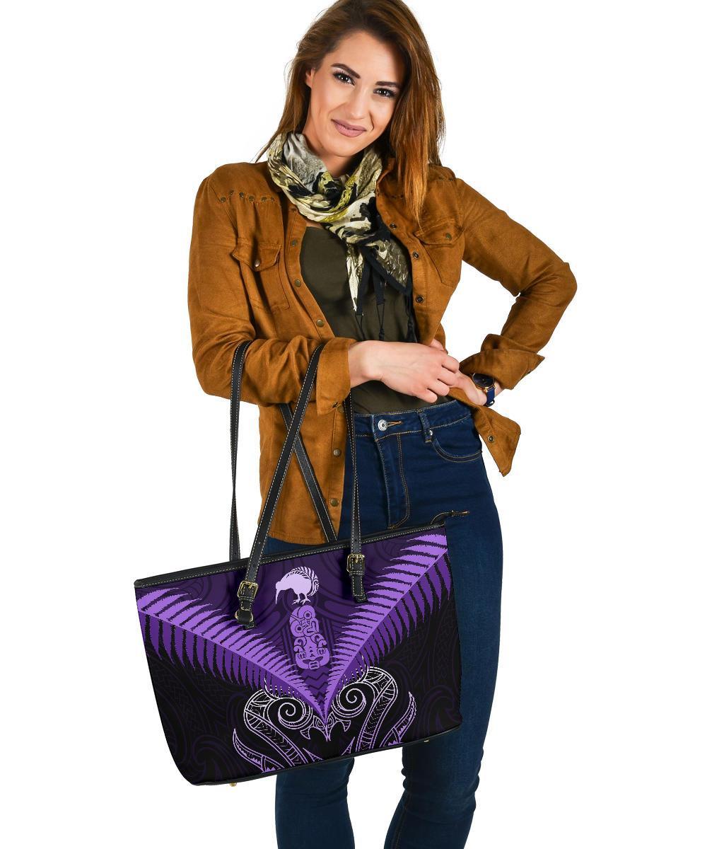 maori-manaia-new-zealand-large-leather-tote-purple