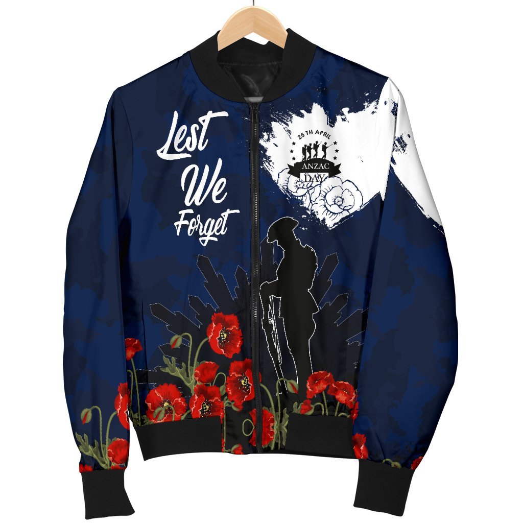 ANZAC Day Women' Bomber Jacket - Australia ANZAC Day 2021 - Vibe Hoodie Shop