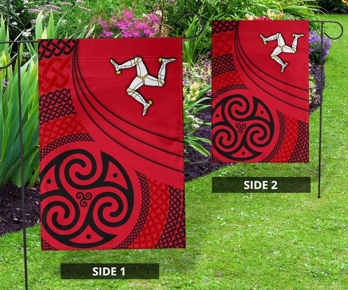 Celtic Flag - Isle of Man Flag With Celtic Patterns - Vibe Hoodie Shop